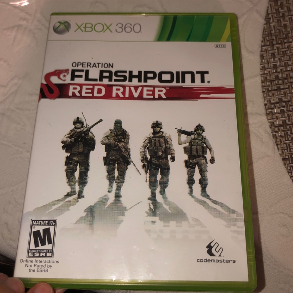 xbox360 operation FLASHPOINT RED RIVER GAME